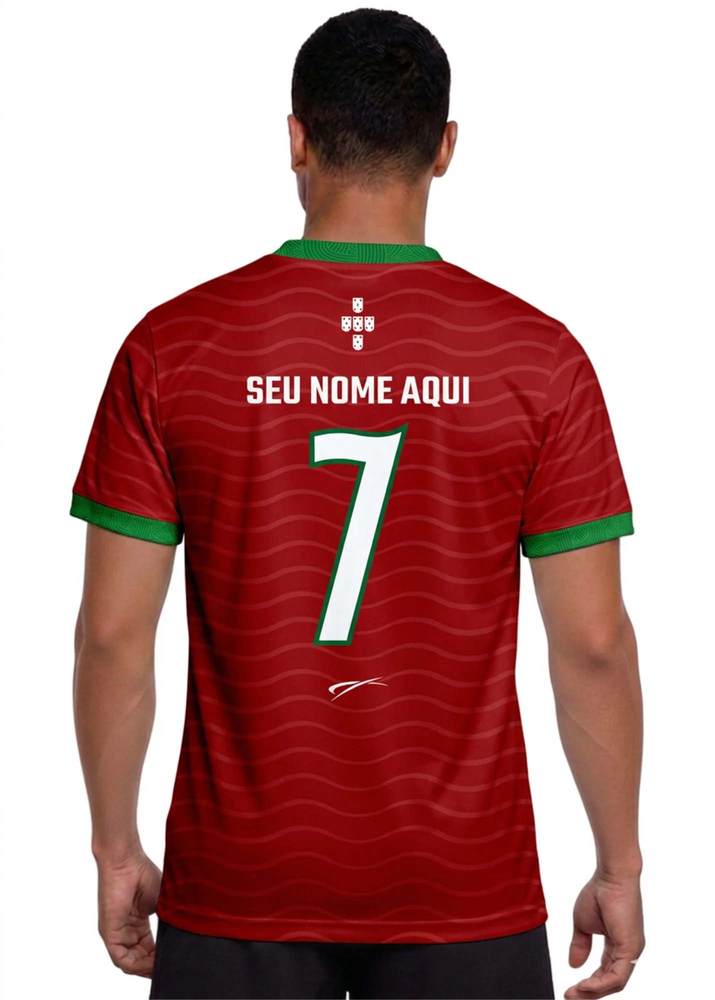 Camisa de Portugal - Masculino - Vermelho