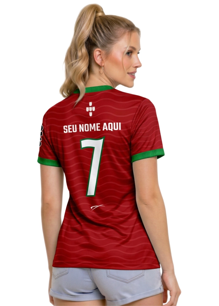 Camisa Portugal - Vermelho