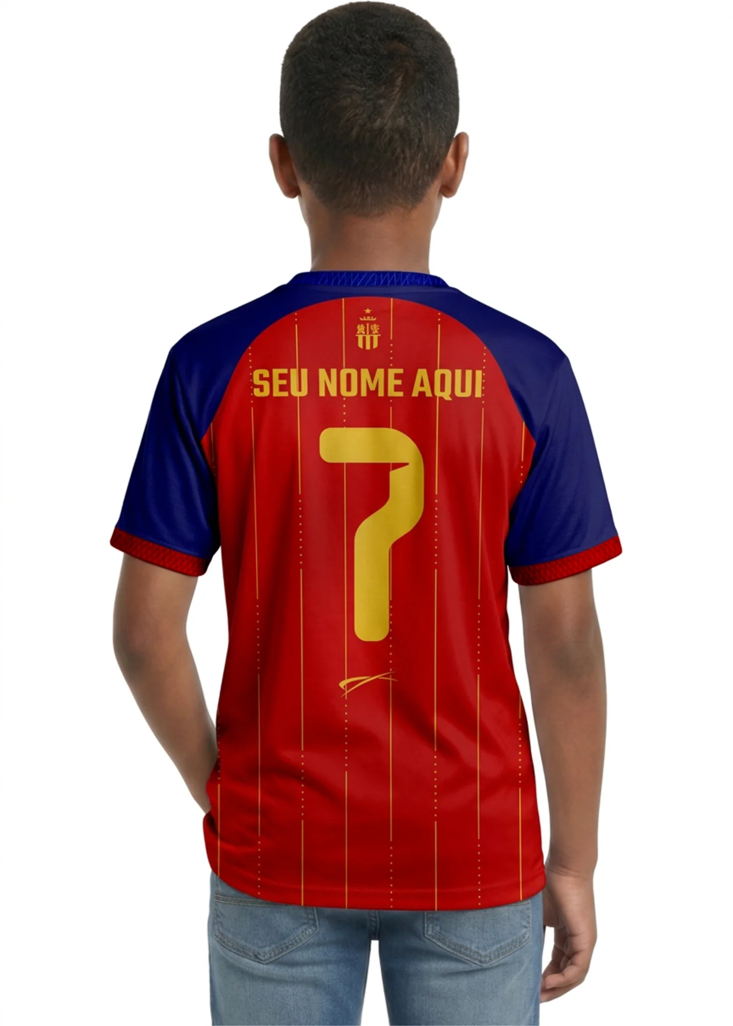 Camisa da Espanha - Infantil - Vermelho