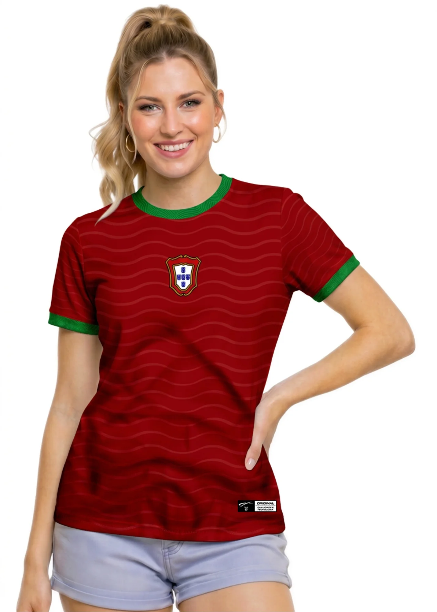 Camisa de Portugal - Feminino
